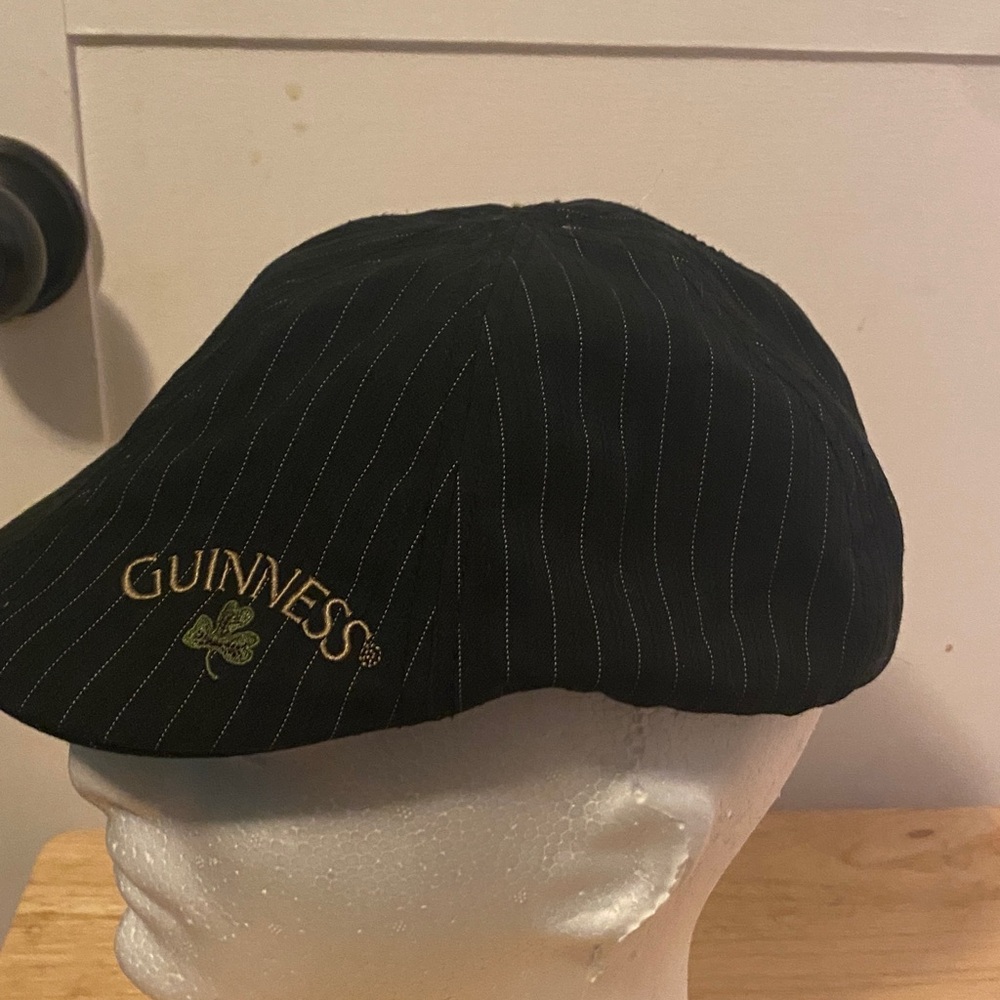 Guinness Black and Gold Striped Cap